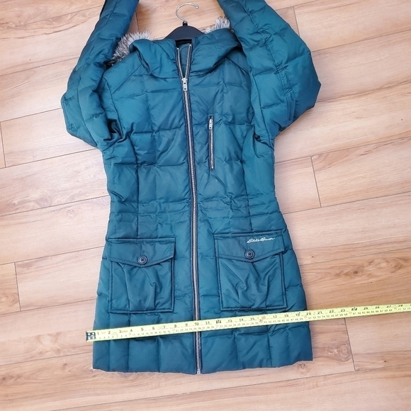 Eddie Bauer Women Coat Puffer Parka Green Size XS - Picture 15 of 16